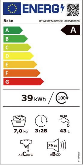 Pesumasin Beko 7 kg - Image 2