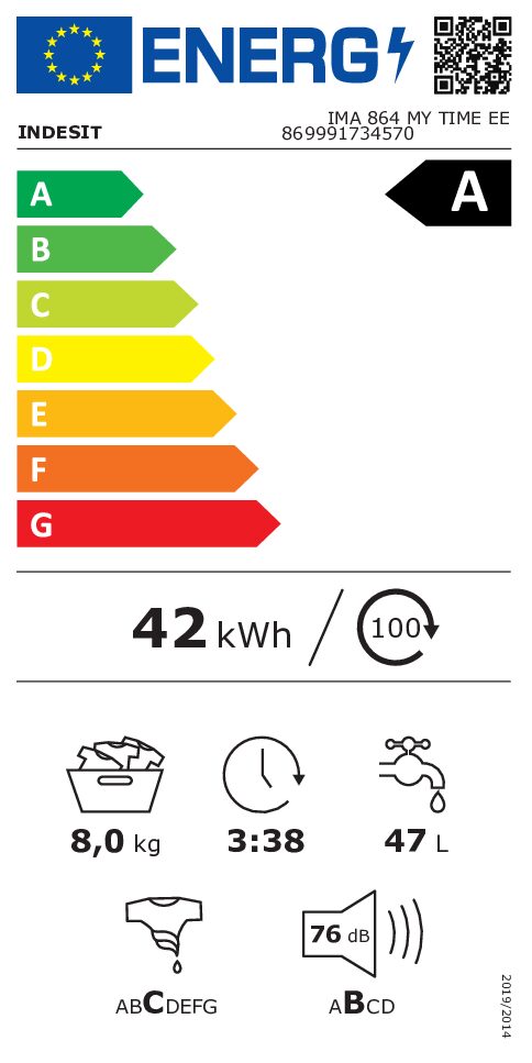Pesumasin Indesit 8 kg - Image 2